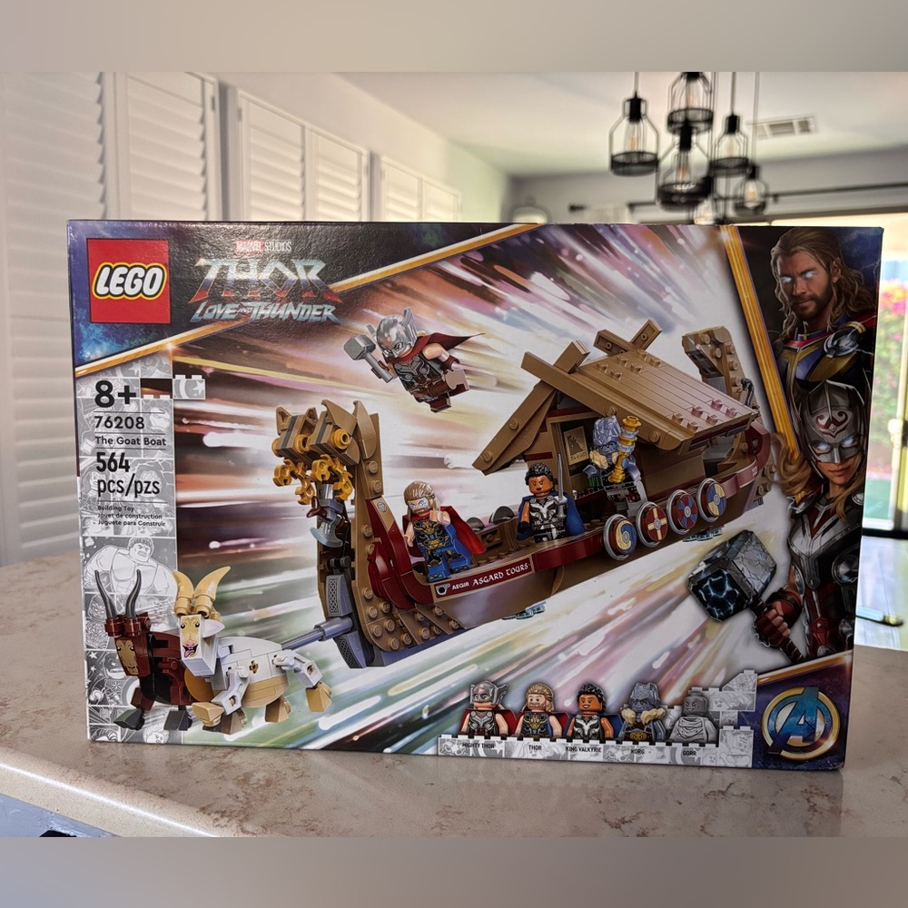 LEGO Marvel Thor The Goat Boat 76208 Building NIP RETIRED